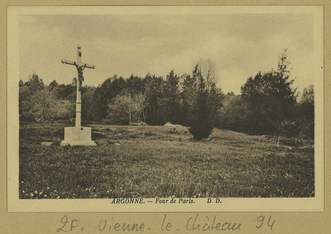 VIENNE-LE-CHÂTEAU. Argonne. Four de Paris.
(88 - Mirecourtimp. Daniel Delbey).Sans date