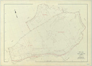 Élise-Daucourt (51228). Section ZK échelle 1/2000, plan remembré pour 1971, plan régulier (papier armé)