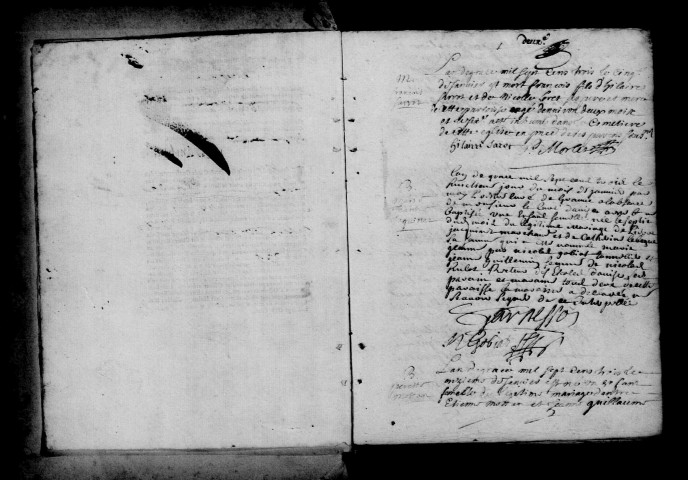 Avize. Baptêmes, mariages, sépultures 1703-1712