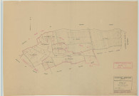 Jussecourt-Minecourt (51311). Section F échelle 1/12500, plan mis à jour pour 1953 (section F1 1e partie), plan non régulier (papier)