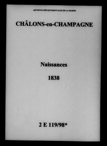 Châlons-sur-Marne. Naissances 1838