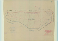 Chaumuzy (51140). Section D1 échelle 1/2000, plan mis à jour pour 1944, plan non régulier (papier).
