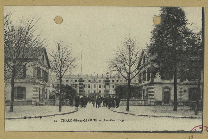 CHÂLONS-EN-CHAMPAGNE. 20- Quartier Forgeot. (16 Cognac, Etablissements Ch. Collas et Cie). Sans date 