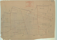 Champfleury (51115). Section B1 échelle 1/1250, plan mis à jour pour 1933, plan non régulier (papier).