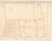 Plan d'une maison sise rue Vautier-Lenoir, à Reims (1683)