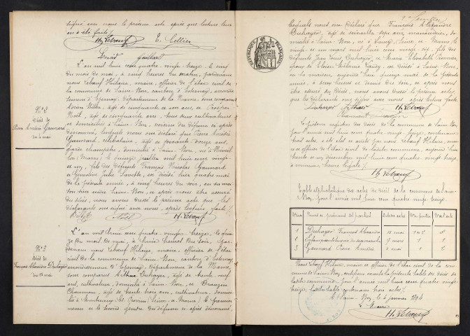 Saint-Bon. Décès 1893-1929