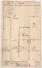 Abbaye de Notre-Dame de Cheminon. Plan et arpentage de la vigne de l'abbaye, 1771.