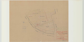Dampierre-sur-Moivre (51208). Section D1 échelle 1/5000, plan mis à jour pour 1958, plan non régulier (papier)