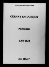 Cernay-en-Dormois. Naissances 1793-1830