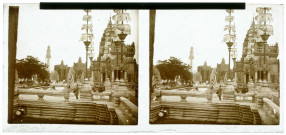 Exposition coloniale 1931. Temple des Nâgas.