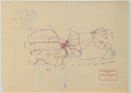 Neuville-aux-Bois (La) (51397). Tableau d'assemblage échelle 1/10000, plan mis à jour pour 1942, plan non régulier (papier)