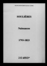 Soulières. Naissances 1793-1823
