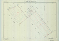 Tilloy-et-Bellay (51572). Section XP échelle 1/2000, plan remembré pour 1989, plan régulier (calque)