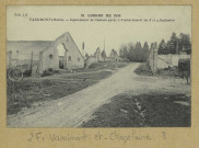 VASSIMONT-ET-CHAPELAINE. 15-Guerre de 1914. Vassimont (Marne). Dépendance du Château après le bombardement les 8 et 9 Septembre / Cliché L. M, photographe.