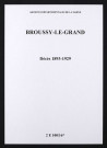 Broussy-le-Grand. Décès 1893-1929