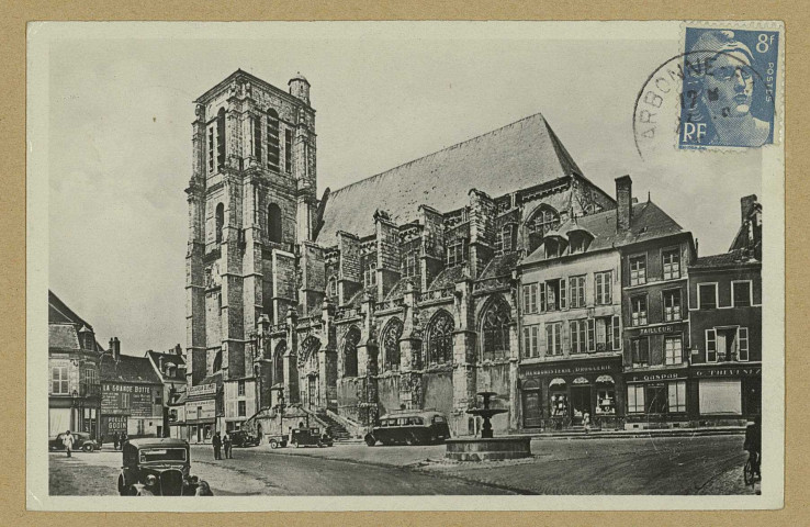 SÉZANNE. -6-Église St-Denis (XVIème siècle).
Édition B. et M.[vers 1949]