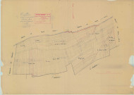 Vaudesincourt (51600). Section B1 échelle 1/2500, plan mis à jour pour 1936, plan non régulier (papier).