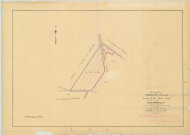 Val-des-Marais (51158). Morains (51383). Section X échelle 1/2000, plan remembré pour 1956 (ancienne section C1), plan régulier (papier)