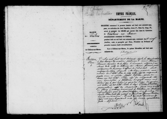 Châlons-sur-Marne. Décès 1867