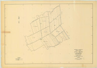Athis (51018). Tableau d'assemblage 1 échelle 1/5000, plan remembré pour 1958 (Plan d'ensemble sections ZI ZE ZH), plan régulier (papier)