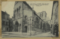 CHÂLONS-EN-CHAMPAGNE. 29- Église Saint-Alpin, bâtie vers 1136 par l'Evêque de Châlons Geoffroy Ier.
J. B.Sans date