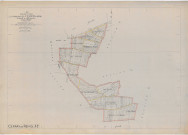 Cernay-lès-Reims (51105). Section X2 échelle 1/2500, plan remembré pour 1923, plan régulier (papier).
