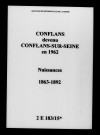 Conflans. Naissances 1863-1892