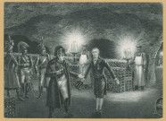 ÉPERNAY. Monsieur Jean-Remy Moët, maire d'Épernay, reçoit la visite de Napoléon Ier le 27 juillet 1807 aux caves Moët & Chandon(Sans lieu : Draeger imp.)