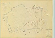 Servon-Melzicourt (51533). Section E1 échelle 1/2500, plan mis à jour pour 1969, plan non régulier (papier)