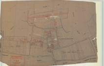 Haussignémont (51284). Section A2 échelle 1/1250, plan mis à jour pour 1933, plan non régulier (calque)