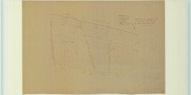 Val-des-Marais (51158). Morains (51383). Section A1 4 échelle 1/2000, plan mis à jour pour 1948 (ancienne section A1 3e partie), plan non régulier (papier)