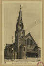 CHÂLONS-EN-CHAMPAGNE. 7- Châlons-sur-Marne. Église Sainte-Pudentienne (E. Salle, architecte).
ReimsEditions Artistiques ""Or"" Ch. Brunel.Sans date