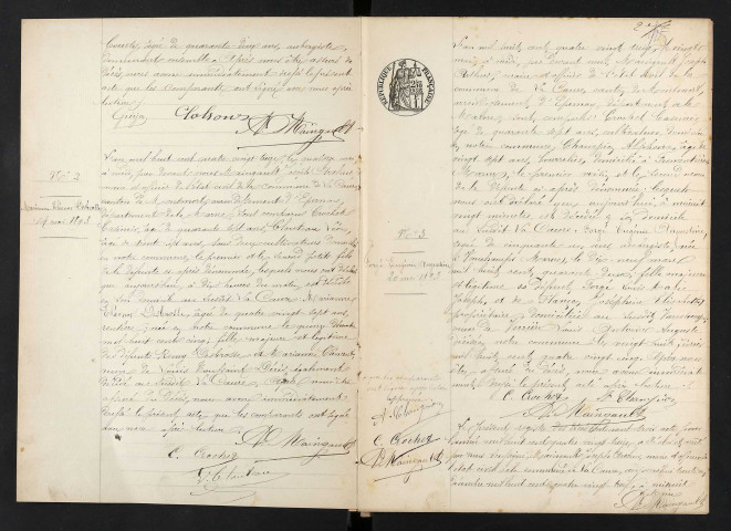 Caure (La). Décès 1893-1929