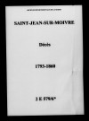 Saint-Jean-sur-Moivre. Décès 1793-1860