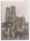REIMS. Vue de la cathédrale de Reims.
