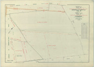 Trécon (51578). Section ZA échelle 1/2000, plan remembré pour 1961 (extension sur Voipreux section ZA), plan régulier (papier armé)