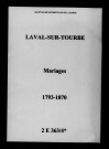 Laval. Mariages 1793-1870