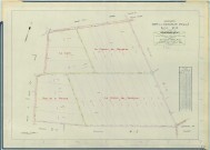 Vert-Toulon (51611). Section ZD 1 échelle 1/2000, plan remembré pour 2005 (extension sur Fèrebrianges YE), plan régulier (calque)