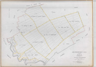 Heutrégiville (51293). Section X1 échelle 1/2000, plan mis à jour pour 1944, plan non régulier (papier).