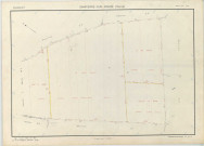 Dampierre-sur-Moivre (51208). Section ZH échelle 1/2000, plan remembré pour 1969, plan régulier (papier armé)