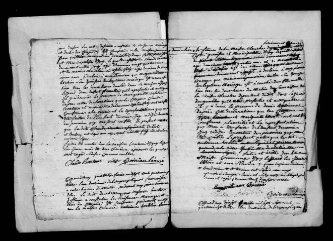 Igny-le-Jard. Naissances, publications de mariage, mariages, décès 1793-an X