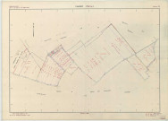 Changy (51122). Section ZA échelle 1/2000, plan remembré pour 1971, plan régulier (papier armé)