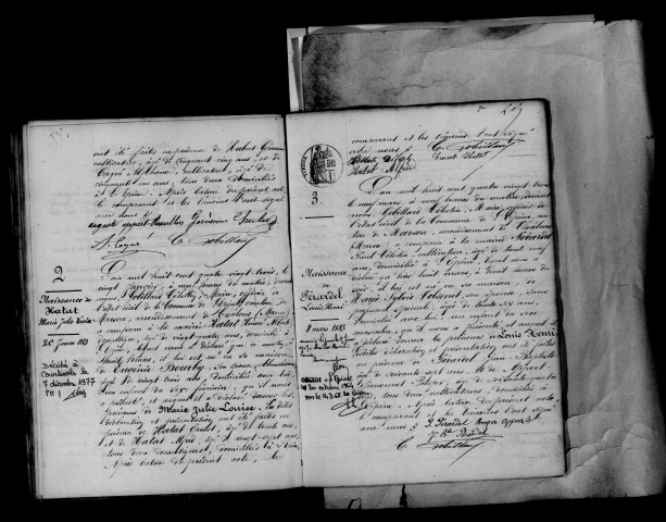 Épine (L'). Naissances 1883