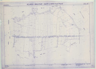 Landricourt (51315). Section YH échelle 1/2000, plan remembré pour 1986 (remembrement d'Éclaron-Braucourt Sainte Livièresection YB), plan régulier (papier)