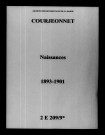 Courjeonnet. Naissances 1893-1901