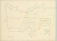 Val-des-Marais (51158). Morains (51383). Section C4 échelle 1/1000, plan mis à jour pour 1927 (Morains le Petit), plan non régulier (papier)