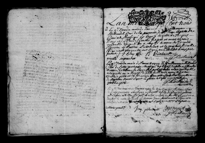 Cumières. Baptêmes, mariages, sépultures 1703-1712
