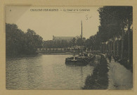 CHÂLONS-EN-CHAMPAGNE. 9- Le canal et la cathédrale.
Châlons-sur-MarnePresson.Sans date