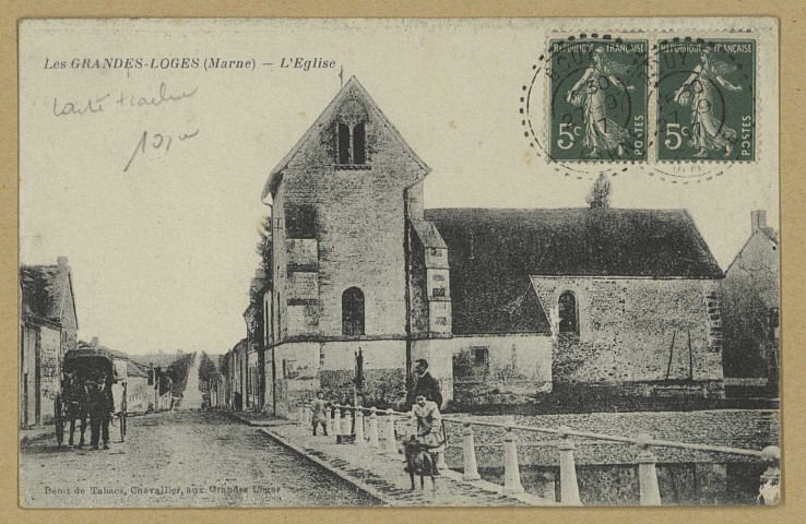 GRANDES-LOGES (LES). L'Église.
Les Grandes-LogesÉdition Débit de Tabacs Chevallier (75 - Parisimp. Baudinière).[vers 1928]