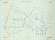 Saint-Just-Sauvage (51492). Section YB 1 échelle 1/2000, plan remembré pour 01/01/1998, plan régulier de qualité P5 (calque)